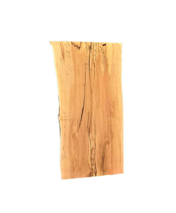 Maple Kitchen / Dining Table Top: 36&quot; x 72&quot; x 2&quot; Spalted, Canadian Solid One Piece Slab