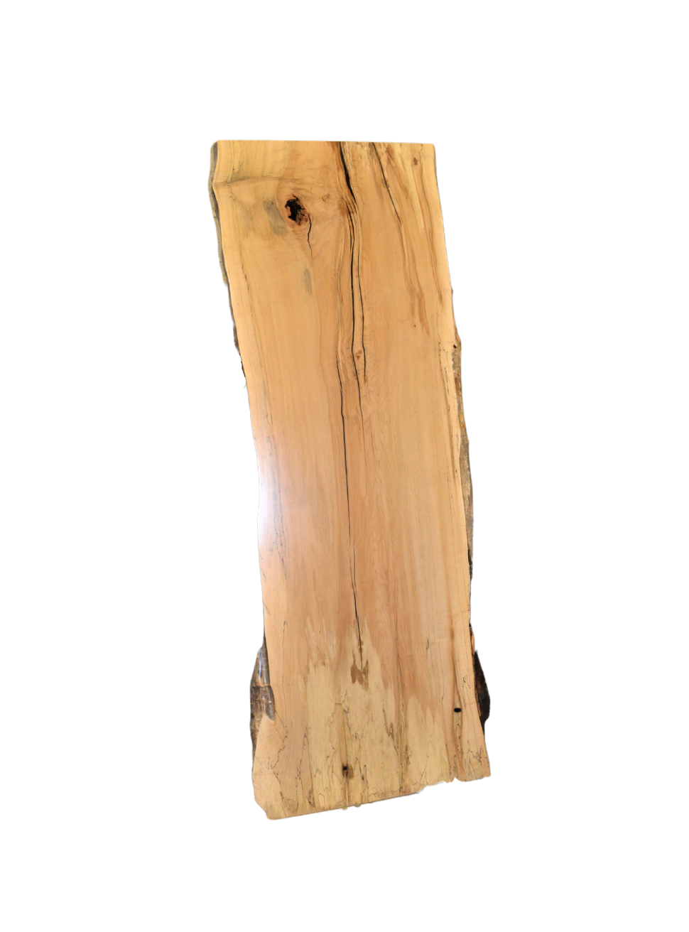 Maple Kitchen / Dining Table Top: 32&quot; x 96&quot; x 2&quot; Spalted, Canadian Solid One Piece Slab