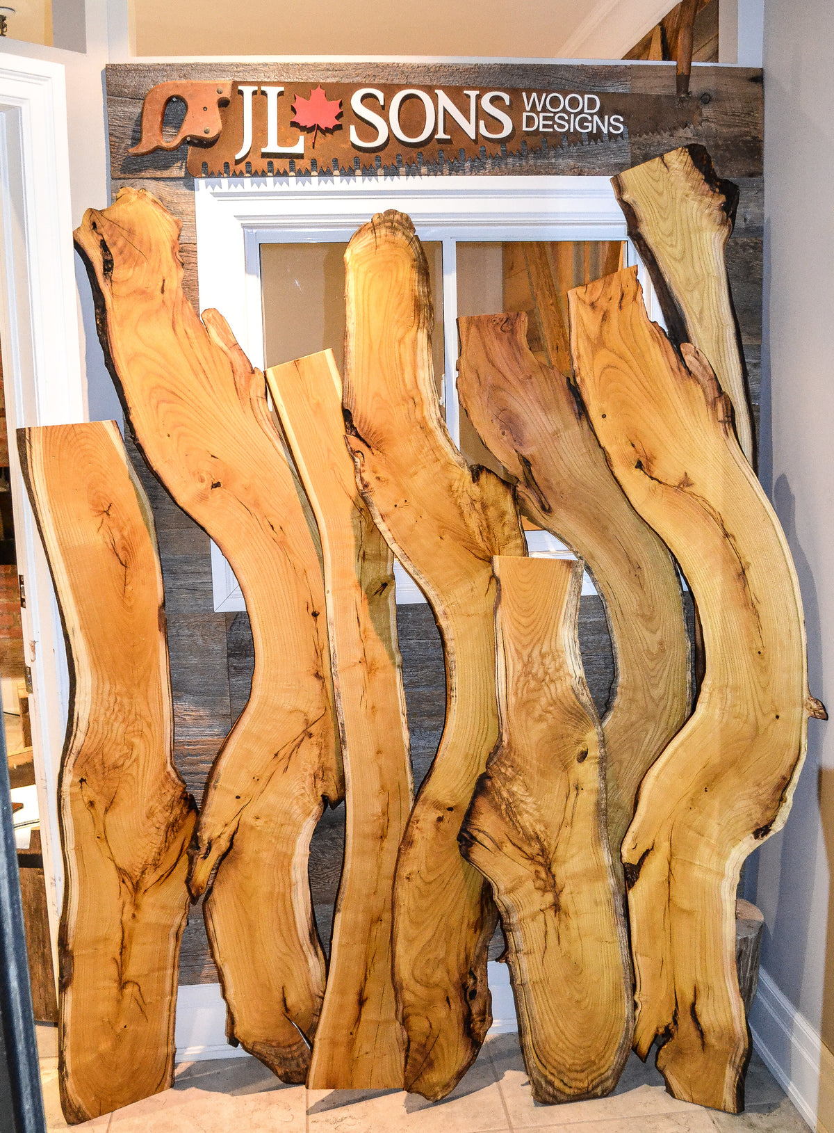 Mulberry Tree Wood Collection: Food Serving - Grazing - Charcuterie Boards - Unique: Long and Curvy 4